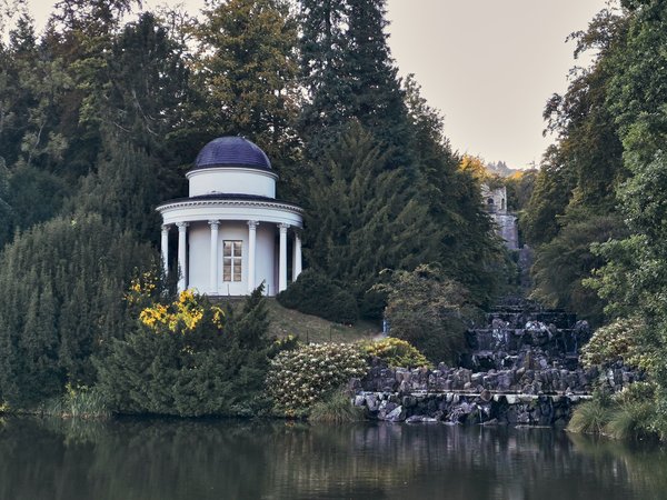 Kassel (DE), Bergpark Wilhelmshöhe, Jussow-Tempel -- 2020 -- 180436