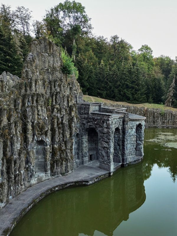 Kassel (DE), Bergpark Wilhelmshöhe, Neptungrotte -- 2020 -- 184409