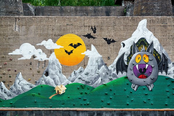 Duisburg (DE), Landschaftspark Nord, Kletterwand -- 2022 -- 0152