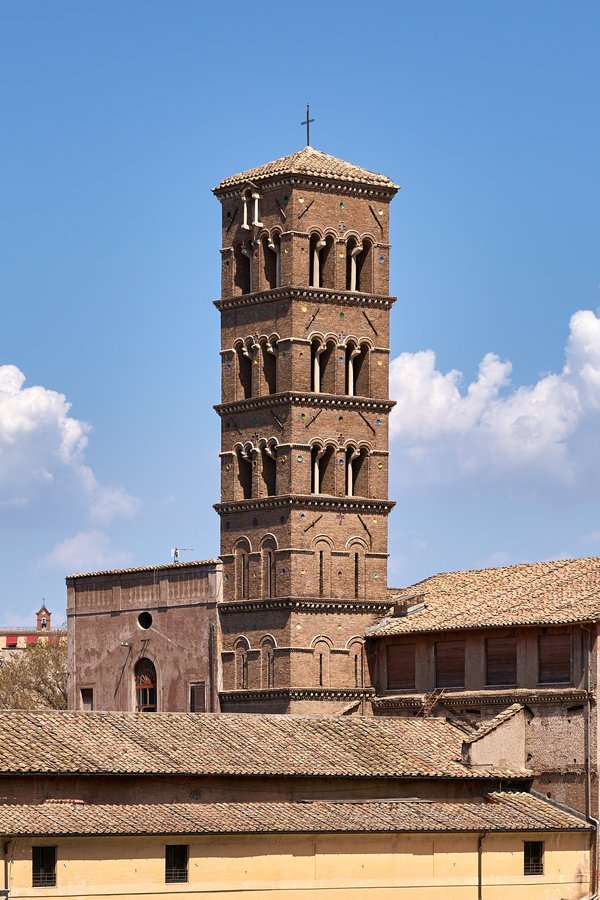 Rom (IT), Forum Romanum, Kirche "Santa Francesca Romana" -- 2024 -- 0043
