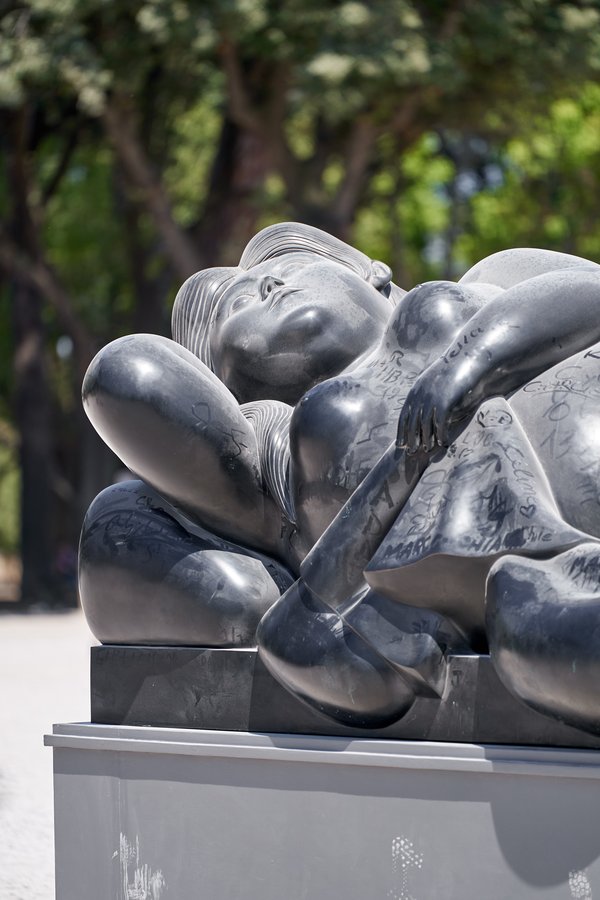 Rom (IT), Schlafende Venus am Piazzale Napoleone I -- 2024 -- 0114