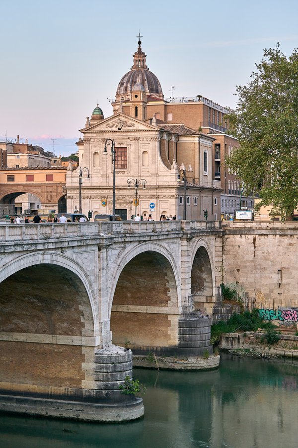 Rom (IT), Ponte Cavour & San Girolamo dei Croati -- 2024 -- 0674