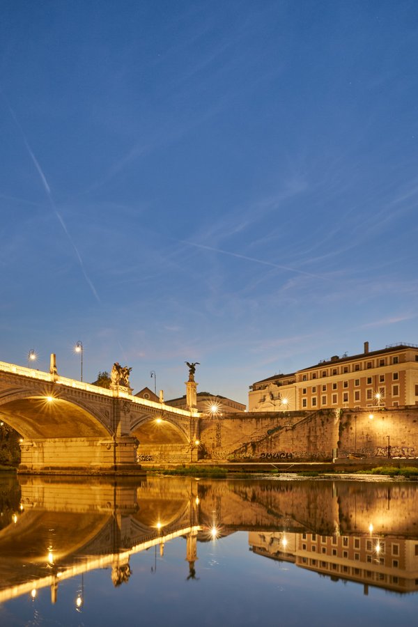 Rom (IT), Brücke „Ponte Vittorio Emanuele II“ -- 2024 -- 0749