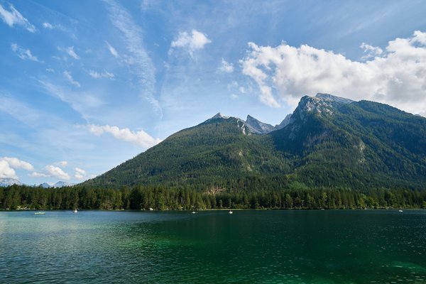 Ramsau bei Berchtesgaden (DE), Hochkalter vom Hintersee -- 2024 -- 0596